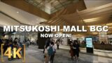 NOW OPEN! The First Japanese Mall in the Philippines – MITSUKOSHI MALL BGC | Full Walking Tour | 4K