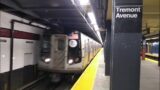 NYC Subway: R160 on the Concourse Line! Passing Tremont Avenue