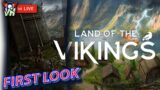 New Colony Sim Survival Viking City Builder | Land Of the Vikings | First Look