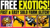 New FREE EXOTICS & GLITCH! Fast & Easy SOLO Raid SPOILS Farm! Destiny 2 Season Of Plunder