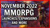 New MMORPG Launches, Content, and Expansions November 2022