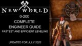 New World 0-200 Complete Engineering Leveling Guide, Updated for July 2022, Fastest  Most Efficient