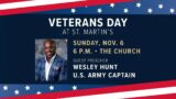 Nov. 6, 2022 – Veterans Day Service – St. Martin's Episcopal Church