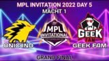 ONIC IND VS GEEK FAM MPL INVITATION GRANDFINAL MACHT 1