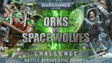 Orks vs Space Wolves Warhammer 40K Battle Report 9th Ed 2000pts CTS112 CUNNING HUNTERS!