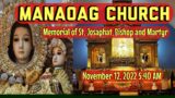 Our Lady Of Manaoag Live Mass Today – 5:40 AM November 12, 2022