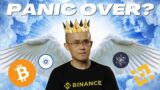 PANIC OVER?? CZ To The Rescue !! Crypto.com CEO Speaks Out !! Are Big Players Buying The Dip !?!