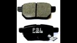 PBL Corolla Rear Disc Brake Pads Set 2009 to 2022 Model