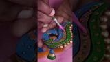 Painting a Terracotta Clay Pendant #shorts