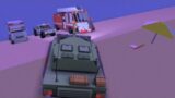 Police car, Fire truck and Ambulance on break | Blockapolypse