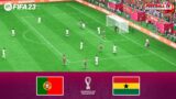 Portugal vs Ghana | FIFA World Cup Qatar 2022 – Group Stage | FIFA 23 PC Gameplay | Full Match