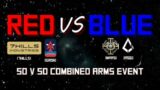 RED vs BLUE – 50v50 event.