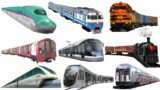 Railway Vehicles | Trains Name Sounds – Learning Types of Trains – Trains, Subways, Bullet train