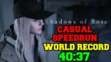 Resident Evil Village Shadows of Rose Casual Speedrun 40:37 (World Record)