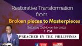 Restorative Transformation from Broken Pieces to Masterpieces… Rev. Dr. N. Ngwenya.