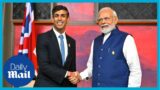 Rishi Sunak meets Indian Prime Minister Narendra Modi at G20