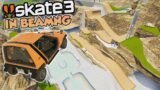 SKATE 3 IN BEAMNG DRIVE! Super-Ultra-Mega Park DESTRUCTION – BeamNG Mods
