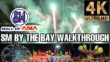 SM BY THE BAY | 4K WALKTHROUGH (Night) | Holiday Fireworks 2022 | SM Mall of Asia Walkthrough