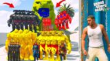 Shinchan & Franklin Playing Chupan Chupai With AVENGERS Family & 3 HEADED GIANT HULK Family in GTA 5