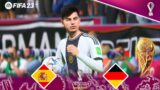 Spain vs Germany | World Cup Qatar 2022 (Group Stage) | FIFA 23 PC Gameplay