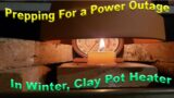 Survival prepping, Emergency Terracotta Clay pot Heater build #shorts