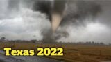 Texas Dramatic Tornado Footage 2022! Tornado Hit Athens, Powderly and Paris! -Tornado hit Texas!