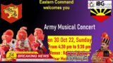 The Army Symphony Concert will be at Kolkata on 30th Oct