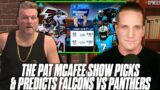 The Pat McAfee Show's Official Picks & Predictions For Falcons vs Panthers