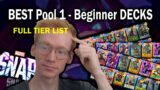 The VERY BEST Beginner Decks (Pool 1) in Marvel Snap – FULL Tier List (Starter / New Player)