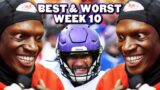 This is Terrifying: NFL Week 10 Best & Worst