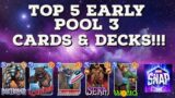 Top 5 BEST Cards for EARLY Pool 3 & COMPETITIVE decks for them! | Marvel Snap