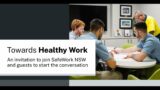 Towards Healthy Work Webinar