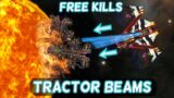 Tractor Beams are HILARIOUSLY Broken – Destroy ANYTHING free! | Cosmoteer Steam Release Gameplay