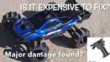 Traxxas XRT Damages From Hard Bashing Cheap To Repair? I Found More Damage with a Closer Look