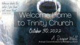 Trinity United Methodist Church  –  Sunday Service – October 30, 2022