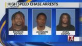 Trio nabbed after drive-by shooting in Clinton; 3 guns tossed from car during chase, police say