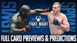 UFC Fight Night: Lewis vs. Spivak Full Card Previews & Predictions