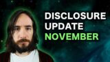 UFO Disclosure Update: November 2022