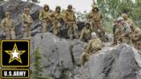 US Army. Soldiers of the 11th Airborne Division are taking a mountaineering course.