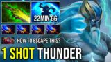 WTF Instant 1 Shot Thunder with Ethereal Blade Zeus 100% Delete Everyone on The Map Dota 2