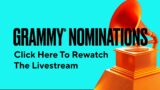 Watch The 2023 GRAMMY Nominations Live