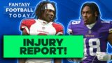 Week 11 Fantasy Injury Updates: Marquise Brown, Justin Jefferson, Mark Andrews, Keenan Allen & More!