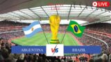 World Cup 2022 Argentina vs Brazil live match Qatar