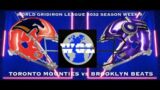 World Gridiron League (WGL) 2032 Season Week 9 – Toronto Mounties @ Brooklyn Beats
