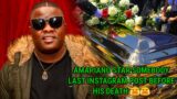 amapiano star Dj SOMEBODY OUPA JOHN SEFOKA last Instagram post before his death,try not to cry