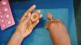 scoop method for Terracotta jhumka / Easiestmethod for scooping / Terracotta jewellery making Tamil