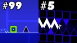 100 HARDEST Things EVER Done in Geometry Dash!