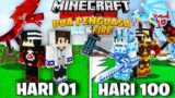 100 Hari Minecraft Hardcore Tapi Aku Jadi DUA PENGUASA ICE AND FIRE Terkuat