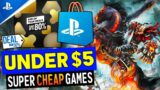 13 FANTASTIC PSN Game Deals UNDER $5 NOW! SUPER CHEAP PS4/PS5 Games! (PSN End of Year Deals Sale)