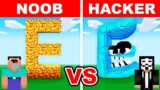 NOOB vs HACKER: I Cheated In a Alphabet Lore Build Challenge! (Letter E)